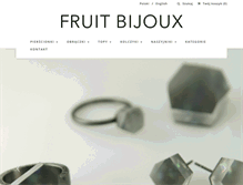 Tablet Screenshot of fruit-bijoux.com